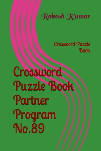 Crossword Puzzle Book Partner Program No.89: Crossword Puzzle Book