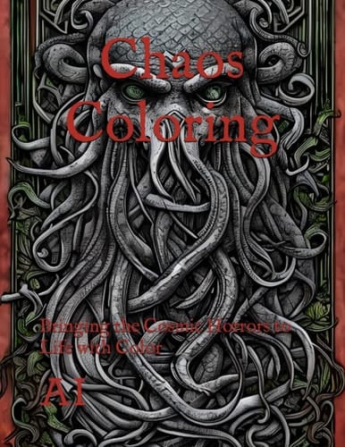 Chaos Coloring: Bringing the Cosmic Horrors to Life with Color (Artbooks by AI)