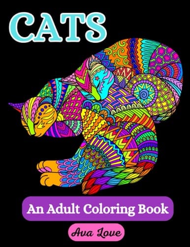 Cats: An Adult Coloring Book