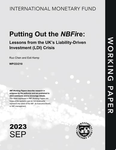 Putting Out the NBFIRE: Lessons from the UK's Liability-Driven Investment (LDI) Crisis