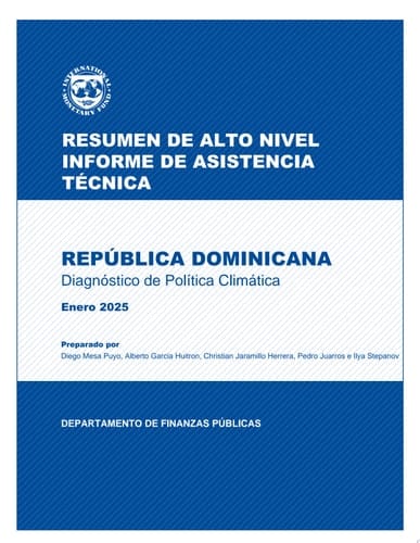 Dominican Republic Climate Policy Diagnostic