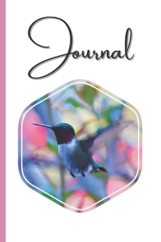 Hummingbird Journal Notebook Diary Ruby Throated Hummingbird Maine Photo