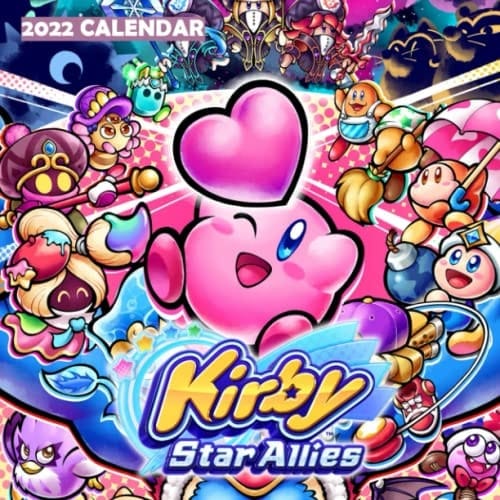Kírby Star Allíes Calendar 2022: A Great Gift For Kírby Star Allíes Lovers To Welcome A New Year | Calendario Calendrier Kalender 2022 Bonus 4 Months 2023