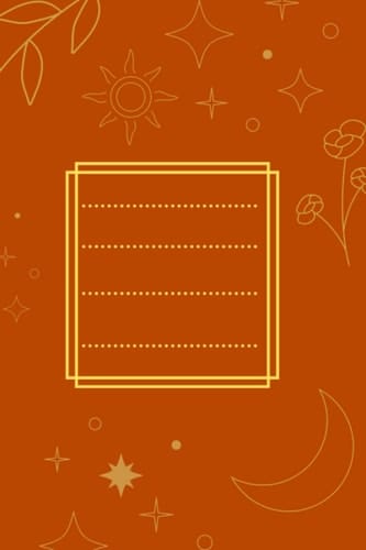 BOHO notebook / Bohemian Notebook / Minimalist Notebook / lined notebook / Boho Notebook