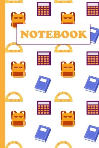 Composition Notebook: 120 Page Blank Lined Notebook with School Supplies Cover