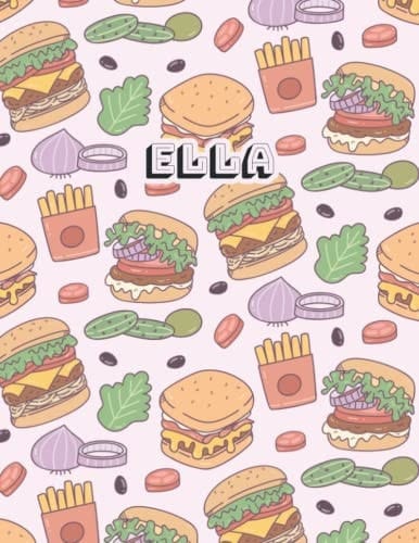 Ella: Weekly Menu Planner & Grocery ListMeal Planner Dry Erase Board For Refrigerator