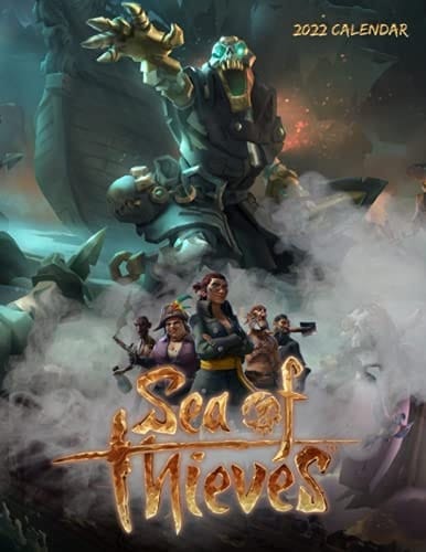 Sea of Thieves Calendar 2022: Game calendar. This incredible cute calendar july 2021 to december 2022 with high quality pictures. Gaming calendar 2021-2022