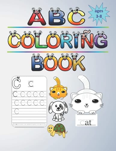 Animal Coloring Book for Kids Coloring Books Ages 3-8: Great Gift for Boys & Girls, Ages 3-8 (Workbook Games For Daily Learning, Tracing, Colorings).