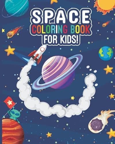 Space Coloring Book For Kids!