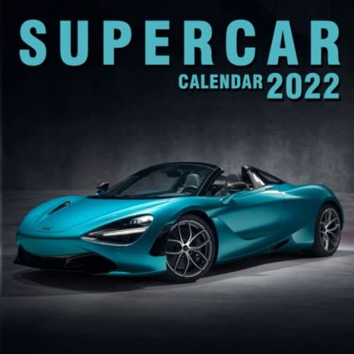 Supercars Calendar 2022 September 2021 - December 2022 Special Gifts for All People Love Car | Classroom, Home, Office Supplies