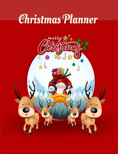 Christmas Planner: 100 pages: 14 sections: 8.5 x 11 inches