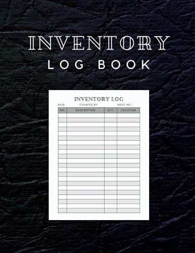Inventory Log Book: Small Business Inventory Tracking Register, Stock Record Logbook, Small Business Organizer Notebook, 110 Pages, 8.5" x 11"