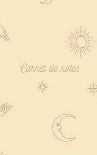 Carnet de notes - 100 pages lignées - soleil - 127 x 203,2 mm - pour notes, recettes, journal (French Edition)