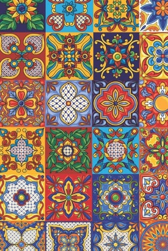 Moroccan Tile Notebook: Moroccan patterned 140 page notebook/journal/diary/Exercise book (6" x 9") (Moroccan Tile Print)