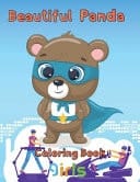 Beautiful Panda Coloring Book Girls 8.5''x11''/panda Coloring Book