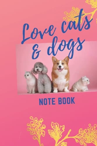 Pet, Cat & dogs, owner, bestfriend Notebook journal