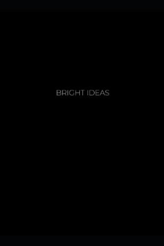 NOTIZBUCH SCHWARZ | BRIGHT IDEAS | 100 SEITEN | A5 (German Edition)