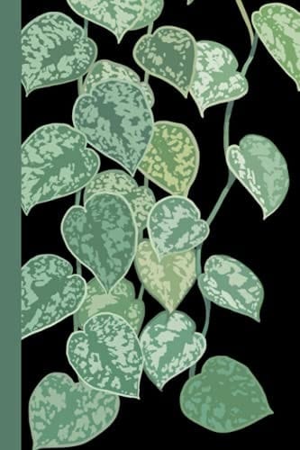 Notebook: Blank Lined Satin Pothos Plant 150 Pages