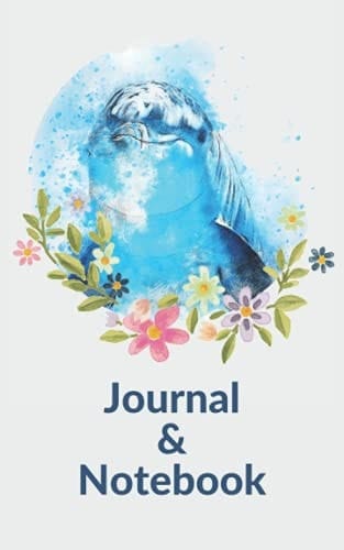Notebook & Journal, Dolphin Watercolour (Notebooks & Journals)