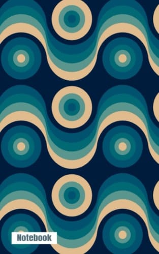 1970`s wallpaper themed notebook.