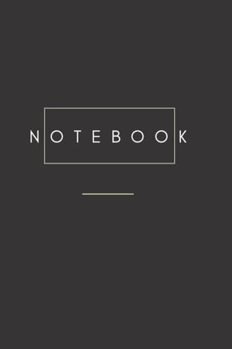 Graph Paper 120 pages A5 Notebook Journal Paperback: Black, Minimalistic