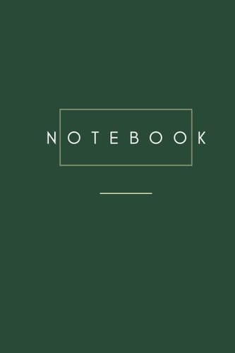 Graph Paper 120 pages A5 Notebook Journal Paperback: Minimalistic, College Style, Dark Green