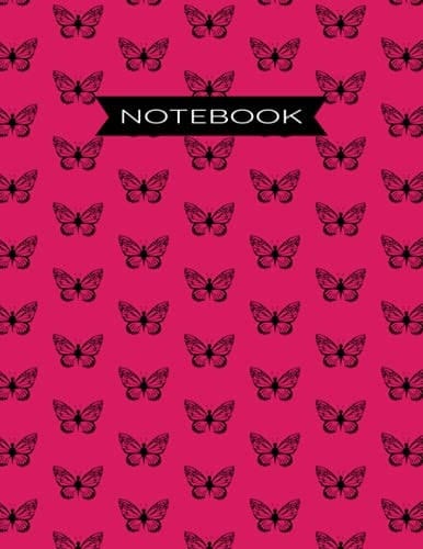 Notebook Butterfly Composition Notebook College Ruled 110 Pages