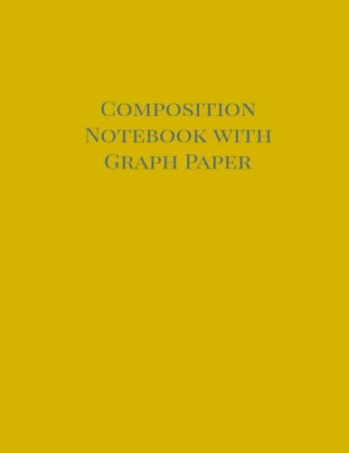 Composition Notebook with Graph Paper & Planner