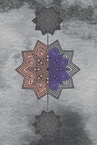 Geometric Design Notebook | Lined, graph and plain pages | 6 x 9 inches | Journal | Notebook | 150 pages | Inspired Collection: Modern Style