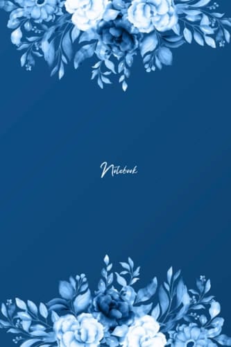 Blue rose notebook journal: Blue rose notebook journal, This notebook size 6 x 9 inches, 120 pages inside of the notebook with lines for writing. ... to do list, planner, notes, reminders, diary.