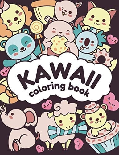 Kawaii Coloring Book Cute Japanese Style Coloring Pages for Adults and Kids