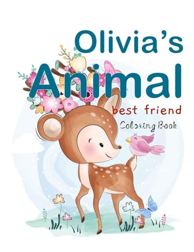 Olivia's Animal Best Friend Coloring Book