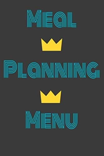 Meal Planning Menu: 6x9 120 meal prep journal