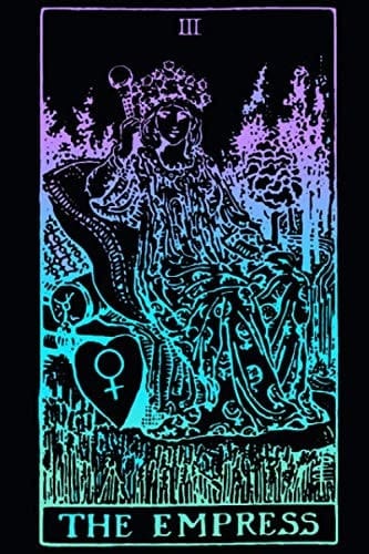 The Empress Tarot Card Rider Waite 120-Page Lined Journal