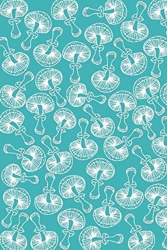 Mushroom Pattern Journal V2: 150 Pages, 6 X 9 , Lined