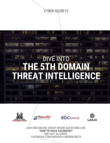 Cyber Intelligence Report: 2020 Quarter 1 Dive Into the 5th Domain: Threat Intelligence