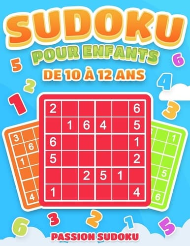 Sudoku pour enfants de 10 à 12 ans Sudoku pour débutants - 400 Sudoku - Grand cahier d'activité pour enfants - Sudoku Facile