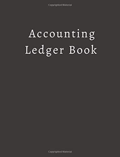 Martin Accounting Ledger Notebook: 121 Pages,Simple Layout ,Black Cover Compatible Size