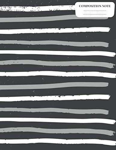 Composition Note Cute Notebook Wide Ruled Blank Lined, Paperback, School Home, Writing Notes, Journal