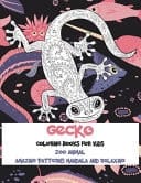Zoo Animal Coloring Books for Kids - Amazing Patterns Mandala and Relaxing - Gecko