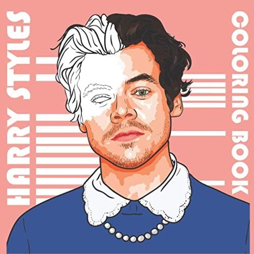 Harry Styles Coloring Book Amazing Illustrations of Harry Styles, Relaxing and Great for Fans