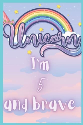 I'M 5 AND BRAVE: SKETCH/ NOTE BOOK /PAGES 120 COVER MATH 6*9