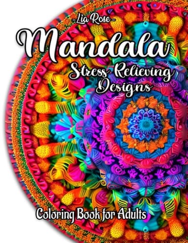 Mandala Adult Coloring Book Stress Relieving Designs Vol.I Anxiety Coloring Book & Stress Relief Coloring Book Coloring Book Adults Relaxation Adult Coloring Book Women Men