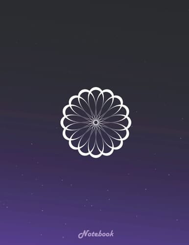 Astral Notebook/Journal (Smoke Lavendar): Size: 8.5"x11" (Astral Notebook 8.5x11)