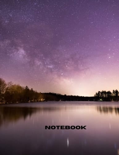 Composition Notebook: Night Sky College Ruled - 8. 5 X 11. 5 Notebook