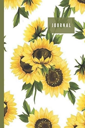 Writing Journal: Sunflower Lined Flower Journal (Flower Journals)