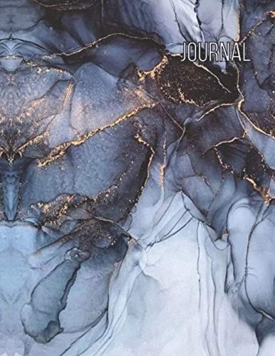 Journal: Luxurious Blue and Gold Marble Journal (Marble Journals)