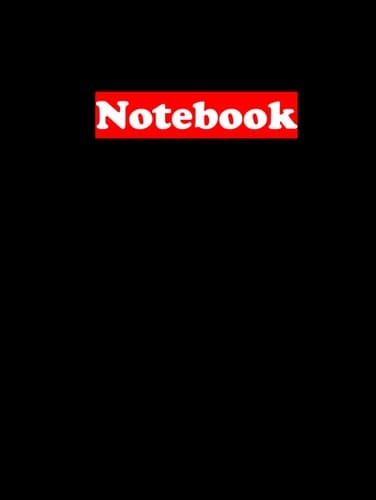 Notebook Journal Black Cover: 8.5 x11 Inches Hardcover 120 Pages Lined Paper