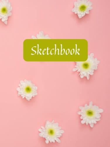 Floral Sketchbook for Drawing: Blank Sketchbook 8.5 x 11