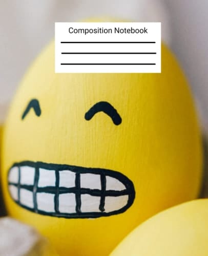 Composition Notebook : Grinning Egg (Happy Egg Composition)
